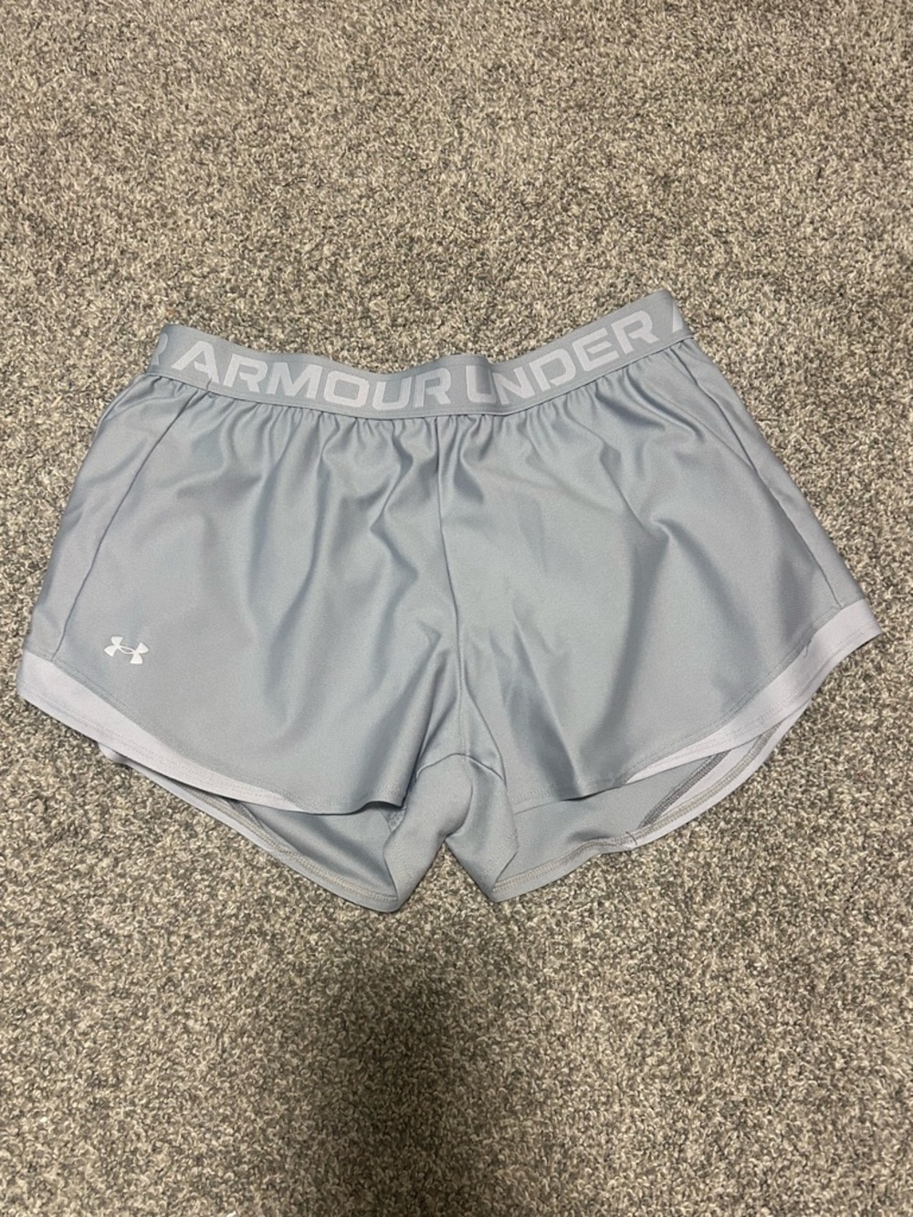 Under Armour Light Gray Women’s Athletic Shorts
